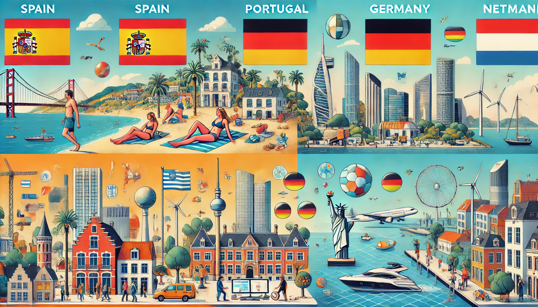 পর্তুগাল বনাম স্পেন: কোনটি বসবাসের জন্য ভালো, বিশেষ করে ডিজিটাল নোমাড এবং এক্সপ্যাটদের জন্য?