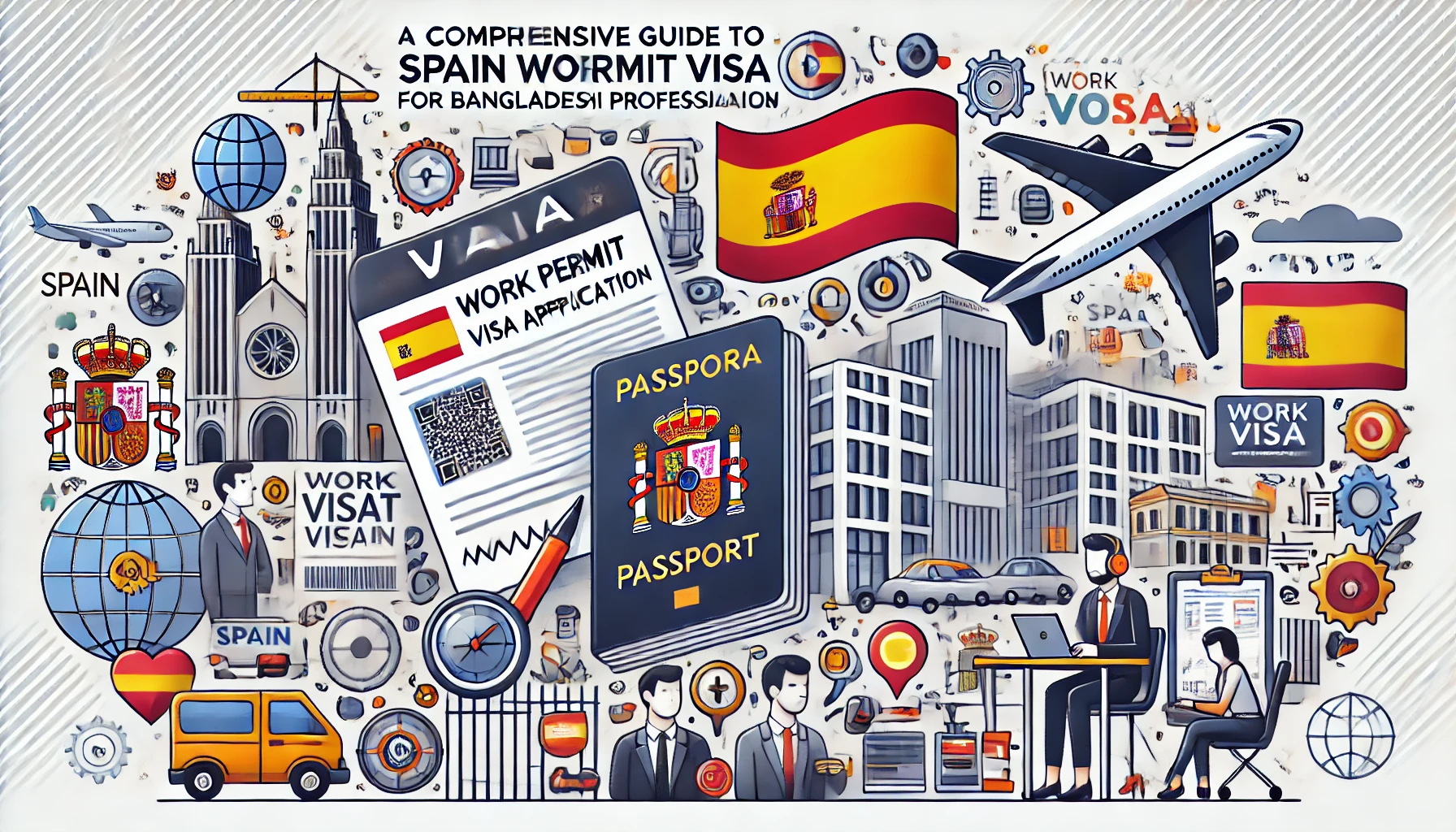 স্পেনে কাজের ভিসার বাংলাদেশের পেশাজীবীদের জন্য সম্পূর্ণ আবেদন প্রক্রিয়া এবং নির্দেশনা!